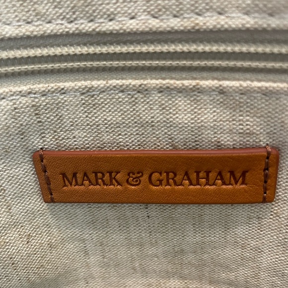 Mark & Graham Leather Briefcase Laptop Bag - Picture 3 of 9